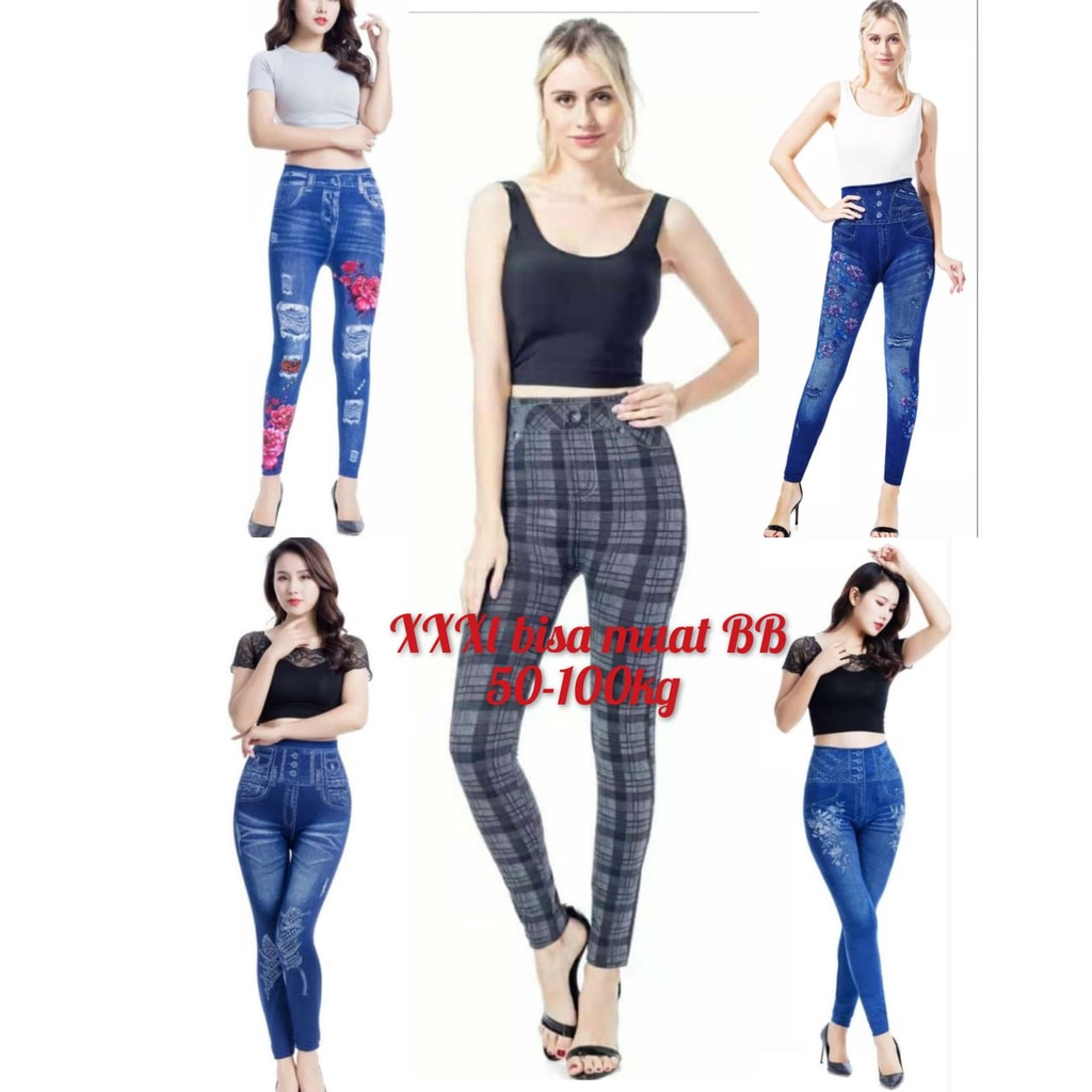 Legging jumbo/IMPORT/Muat sampai BB 100kg