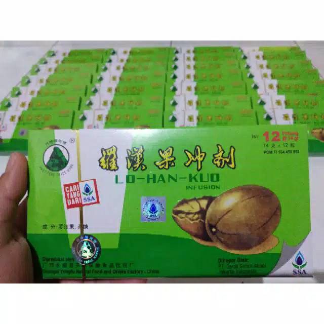 

LO HAN KUO Infusion isi 12 kotak (pereda panas dalam) Lohan Guo