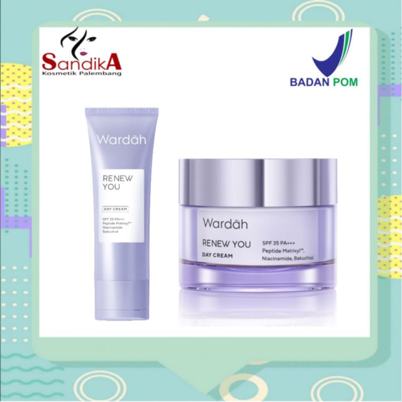 Wardah Renew You Day Cream/Night Cream/Cream Wardah/Pelembab Wardah