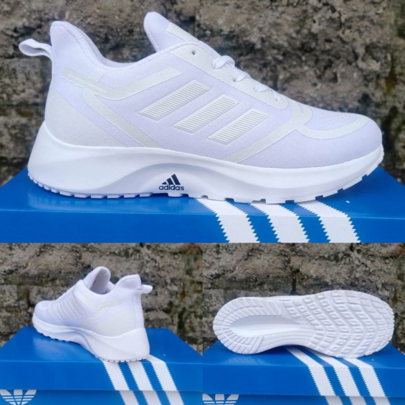 SEPATU OLAHRAGA WANITA PRIA ADIDAS / SNEAKERS ADIDAS RUNNING JOGING SENAM LARI AEROBIK ZUMBA / SEPATU SEKOLAH KULIAH MEJENG SPORTY