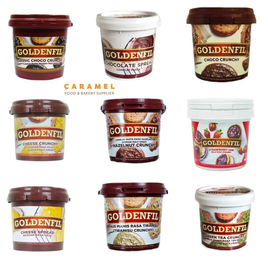 

PROMO GOLDENFIL 1KG (KEMASAN EMBER / PAIL) - Selai Coklat Chruncy - GOLDENFILL - GOLDENFIL