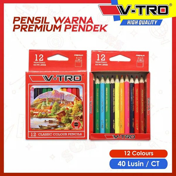 

Klir kayu ukuran pendek 12warna