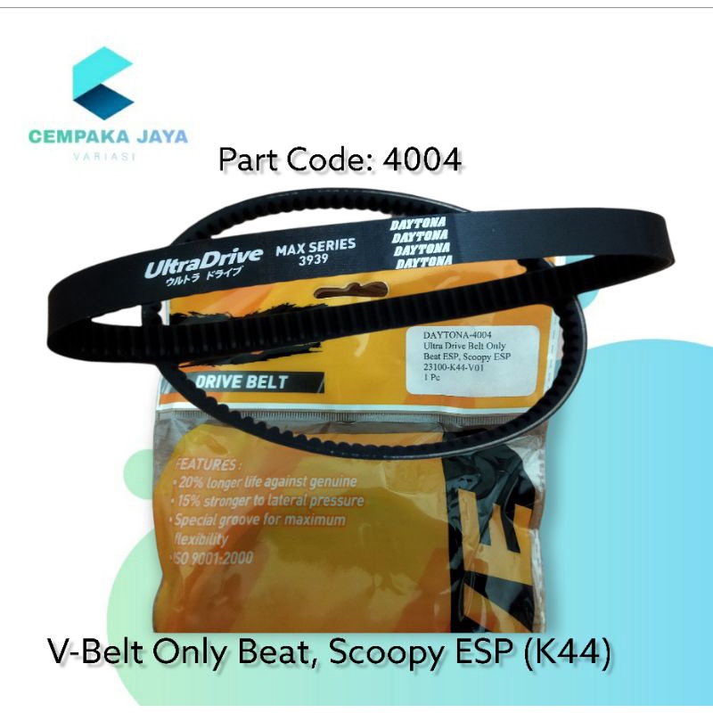 VANBELT VBelt DAYTONA RACING Beat Esp Scoopy Esp ORIGINAL