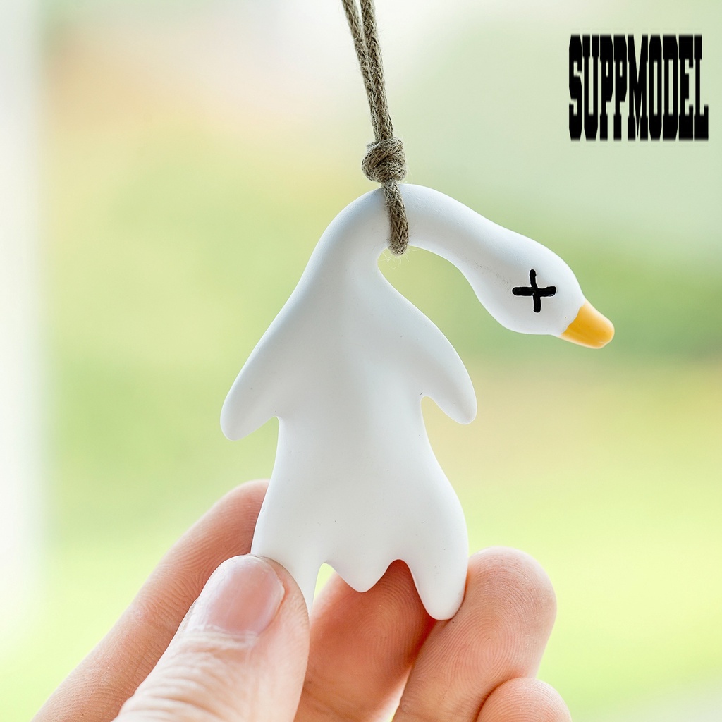 Suppmodelx Ornamen Gantung Model Bebek Panggang Bahan Resin Untuk Dekorasi Interior Mobil