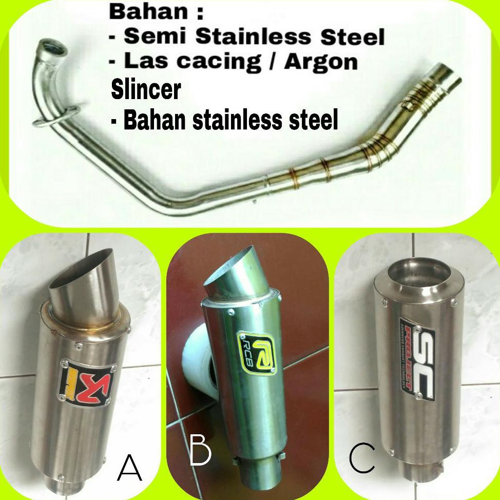 New Knalpot Racing Supra Blade Revo Promo