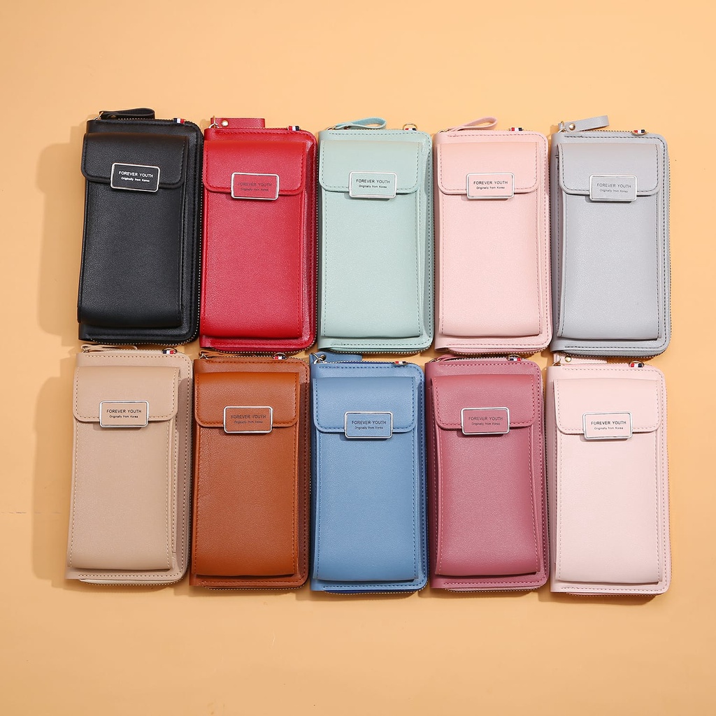 (COD) Dompet Wanita Pocket Tempat Hp Dompet Tas Selempang MALL SHOPPING