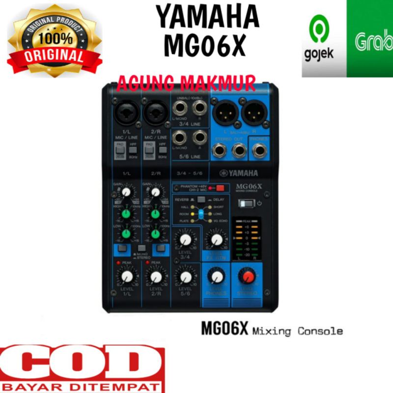 Mixer Yamaha MG06X Original / yamaha MG 06X 0riginal