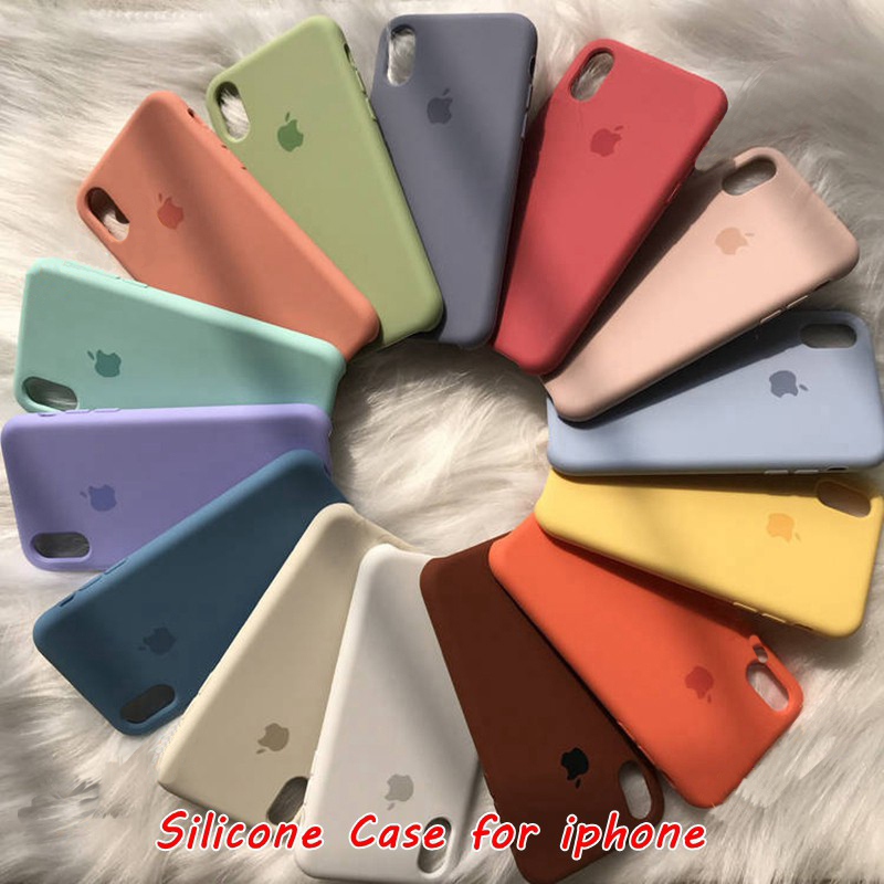 Casingsoft case SilikonKasing ponsel Apple iphone 11 pro max 7 XR XS