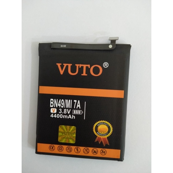 Battery Batere Batre Baterai Double Power Vuto Redmi 7A BN49 BN-49 BN 49