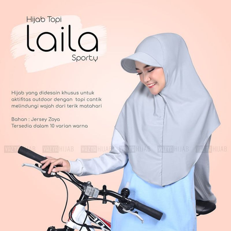 Hijab Topi Laila Sporty