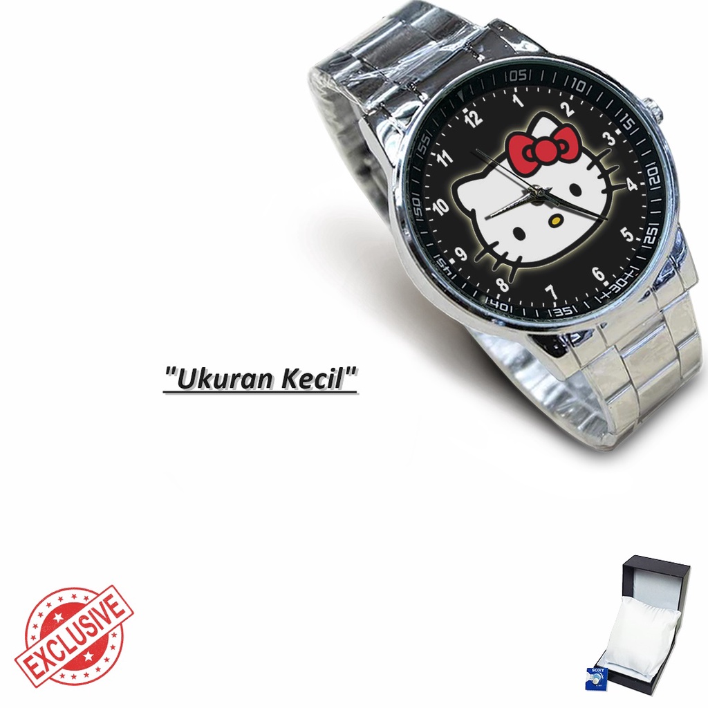 Jam Tangan Rantai Couple HELLO KITTY (Special)