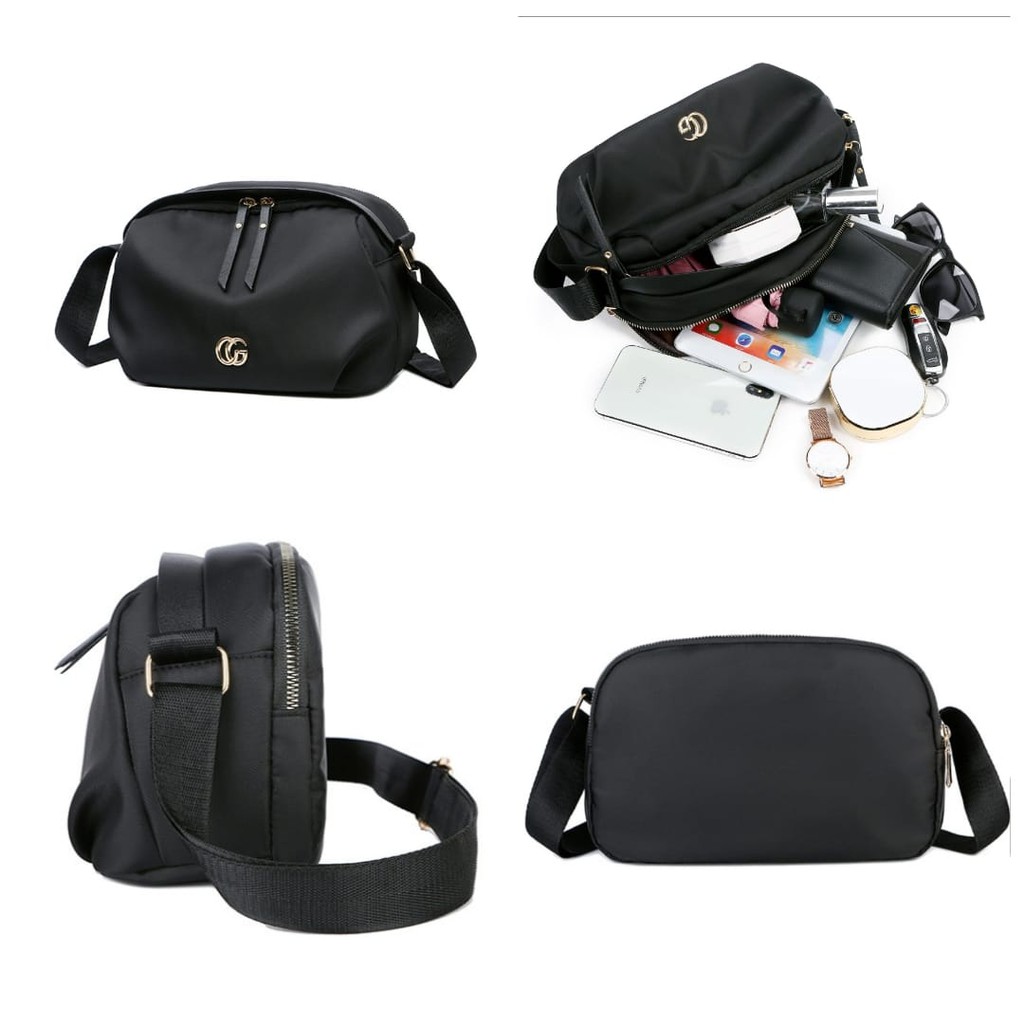 TAS SELEMPANG WANITA ANTI AIR IMPORT MURAH PINESY SLING BAG PREMIUM BATAM FASION KOREA TERBARU CEWEK