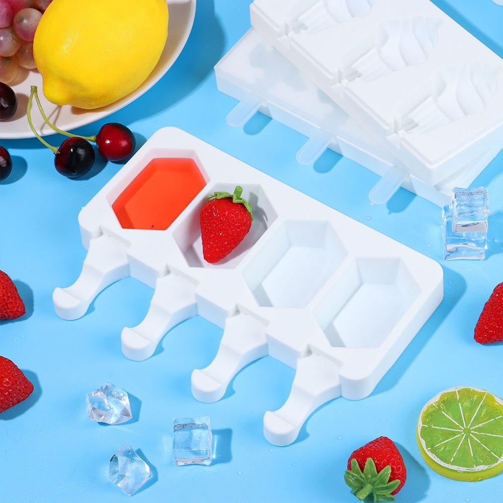 Cetakan Silikon Es Krim Nanas Alat Dekorasi Kue DIY Jelly Ice Lolly Maker