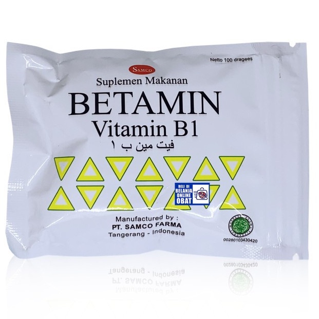 BETAMIN Vitamin B1 100 mg zak isi 100 tablet