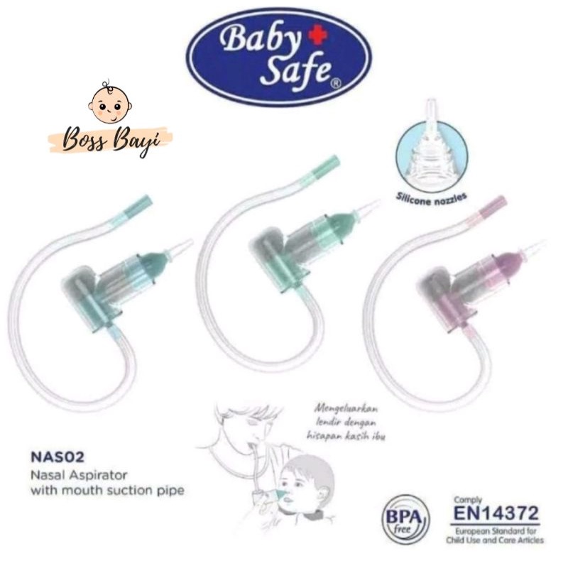 BABY SAFE Nasal Aspirator NAS01 / NAS02 Alat Sedot Ingus Bayi