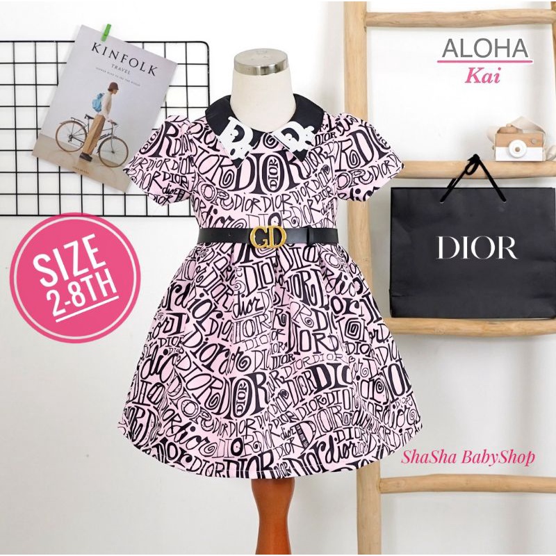 Dress Anak Perempuan Set Dior