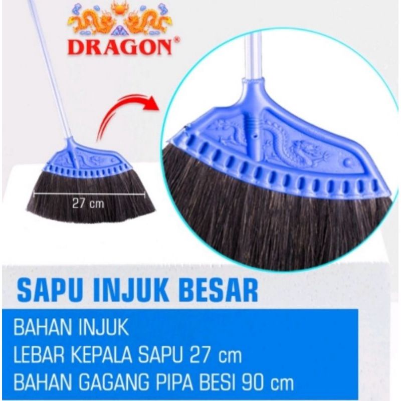 Paket hemat murah sapu lantai dan pel lantai dragon