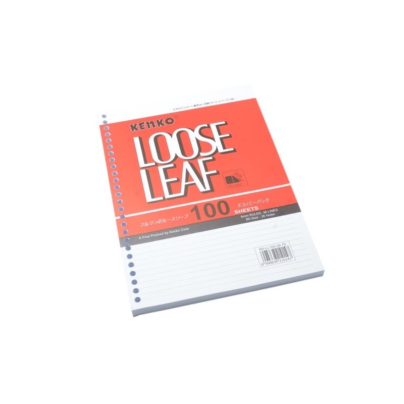

Kertas File / Organizer / Agenda Yotto LOOSE LEAF B5 KENKO isi 100 Lembar ORI