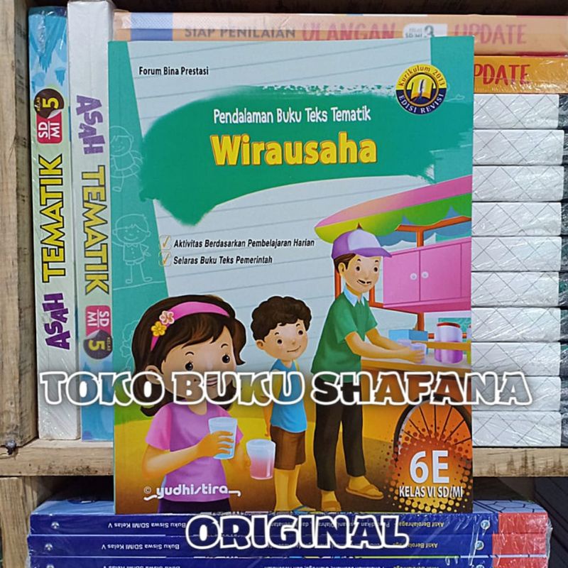 EDISI REVISI !!! PAKET PBT KELAS 6 SD 6A 6B 6C 6D 6E YUDHISTIRA K-13 - PENDALAMAN BUKU TEKS TEMATIK
