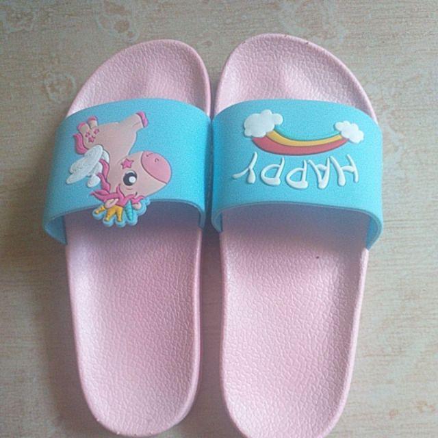 babybear SANDAL  SOFT UNICORN  Sandal  selop karet  lucu anak 