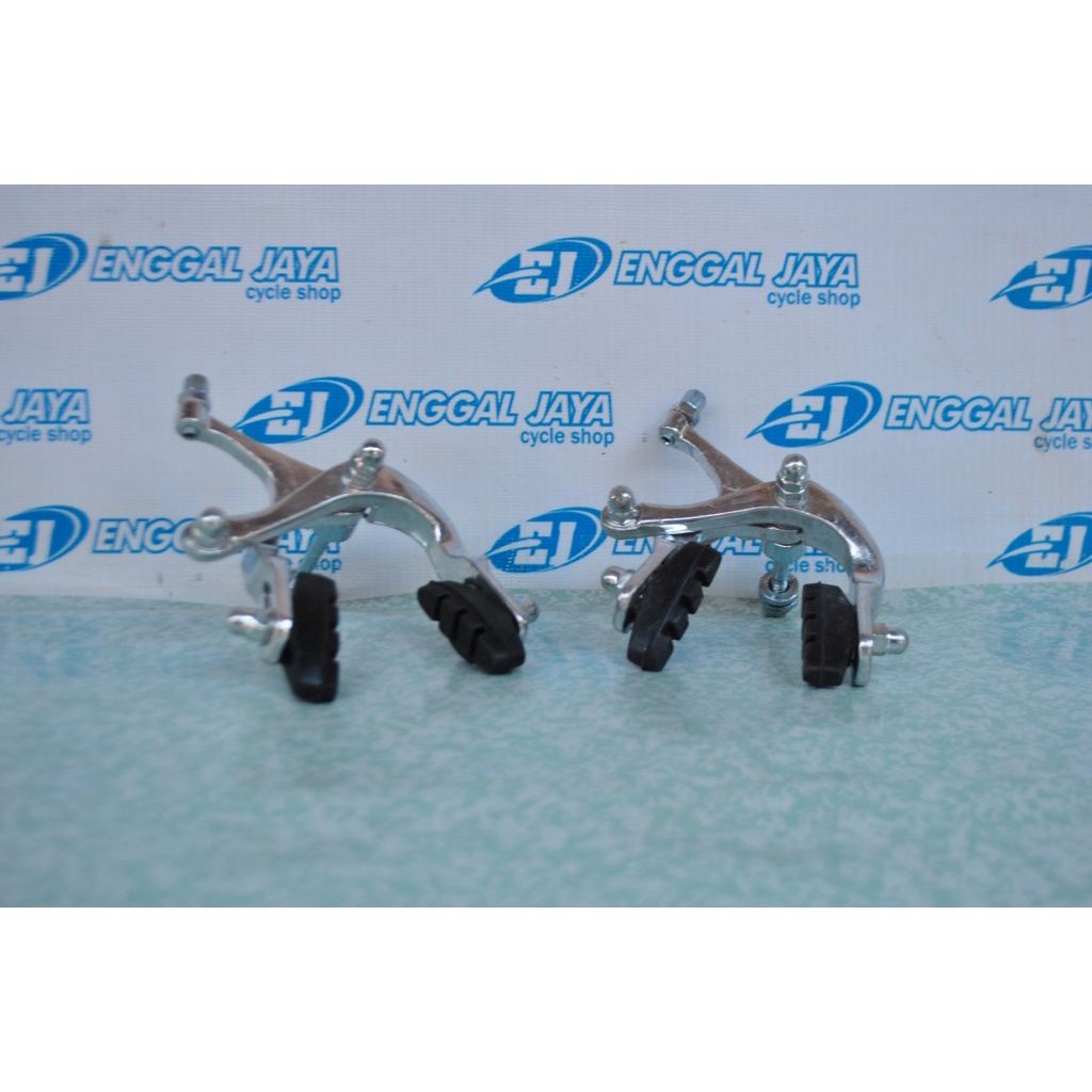 Sepasang Brake Set - Rem set - Brake Lever U Brake Alloy Roadbike Balap Fixie Hybrid Compatible Poly