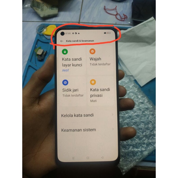LCD REALME 8 ORIGINAL COPOTAN