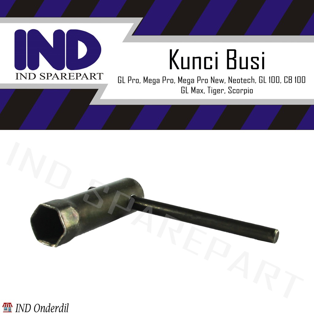 Kunci Busi 19 Mm Scorpio/Thunder 250/GLK-GL K