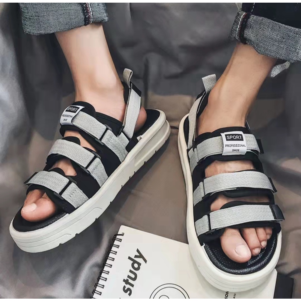 [ 100% IMPORT ] - SENDAL PRIA / SANDAL GUNUNG PRIA - JAPAN CASUAL STYLE - NONSLIP RINGAN NYAMAN - SANDAL GUNUNG PRIA WANITA Kado Kekasih