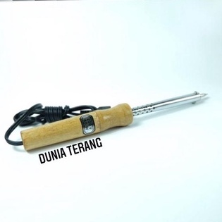 Solder TOYOSAKI 60Watt gagang Kayu - Solder Lancip 60 watt gg kayu - Solder Listrik Soldering Iron