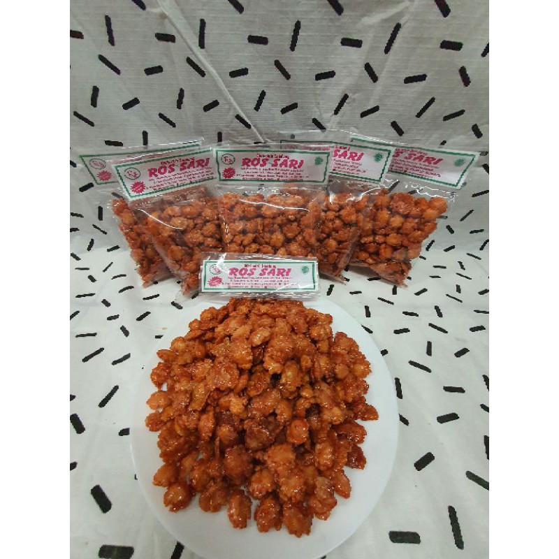 Keripik Emping Manis Pedas 200Gr Oleh Oleh Bandung