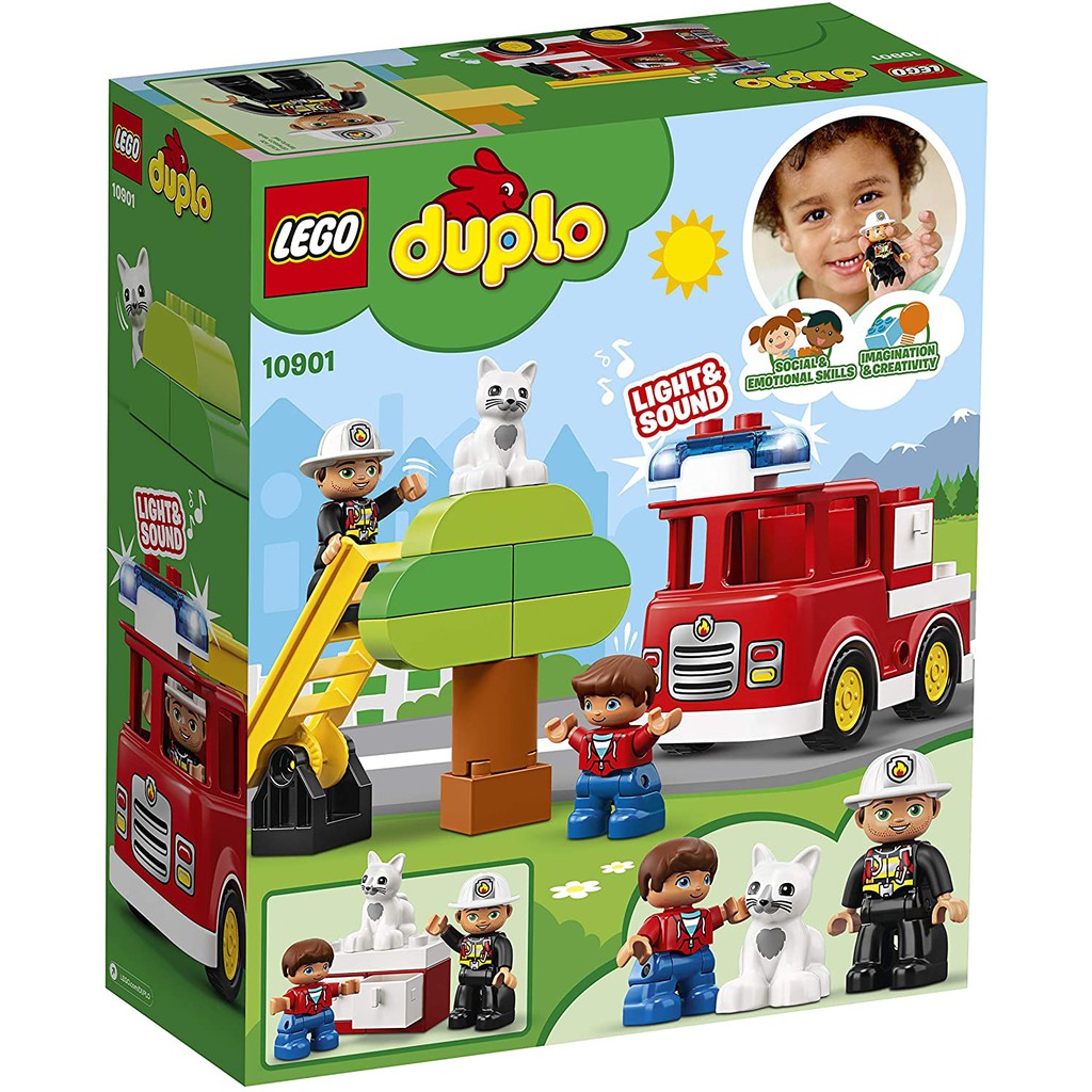 lego duplo town fire truck