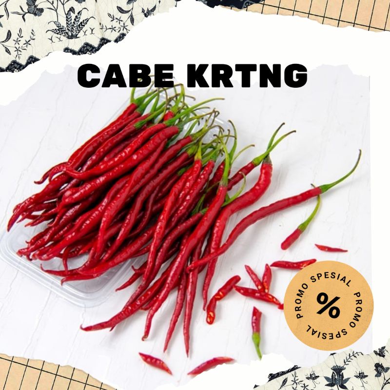 

CABAI / CABE MERAH KERITING FRESH