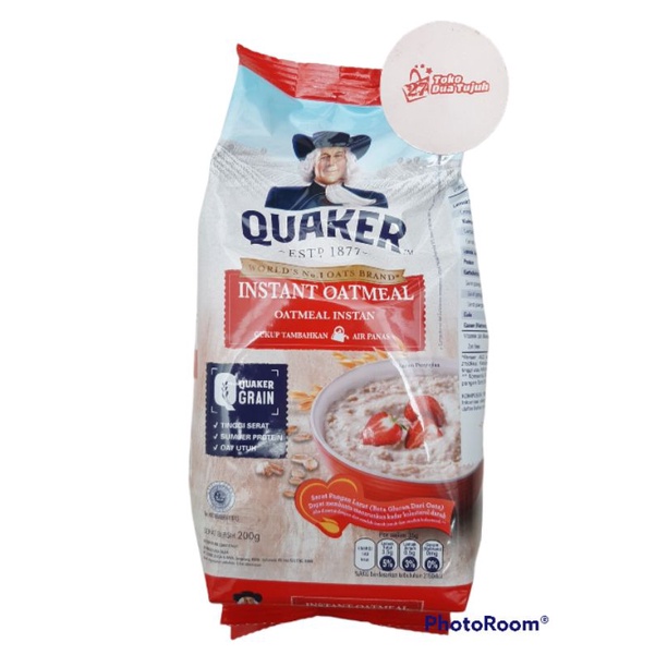 Quaker Instant Oatmeal  Merah 200G