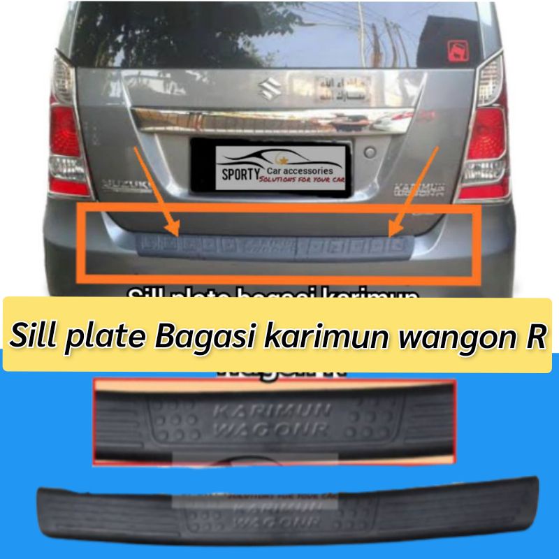 Sill plate Pintu bagasi belakang Karimun Wagon R