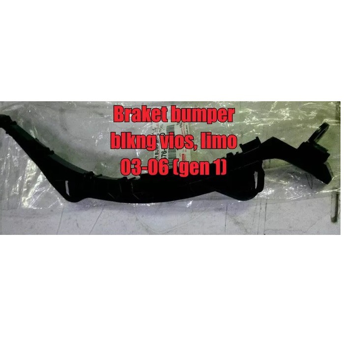 ORI Bracket Breket Bemper BELAKANG Toyota Vios Limo Lama 2003 2004 2005 2006 Dudukan Pegangan Braket