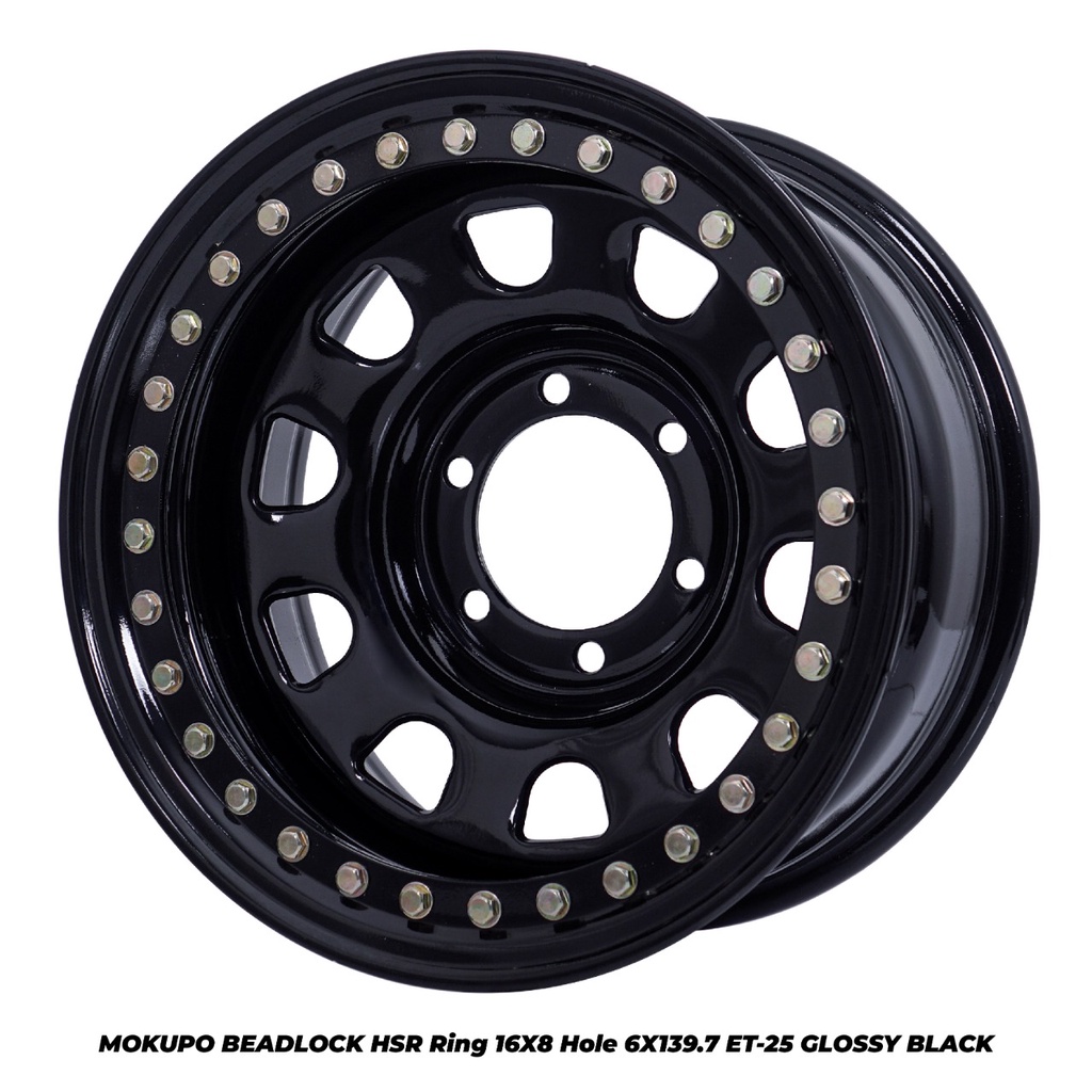 Velg R16 Mobil Ranger Terrano Hiace HSR BEADLOCK MOKUPO Ring 16 Hole 6 PCD 139,7