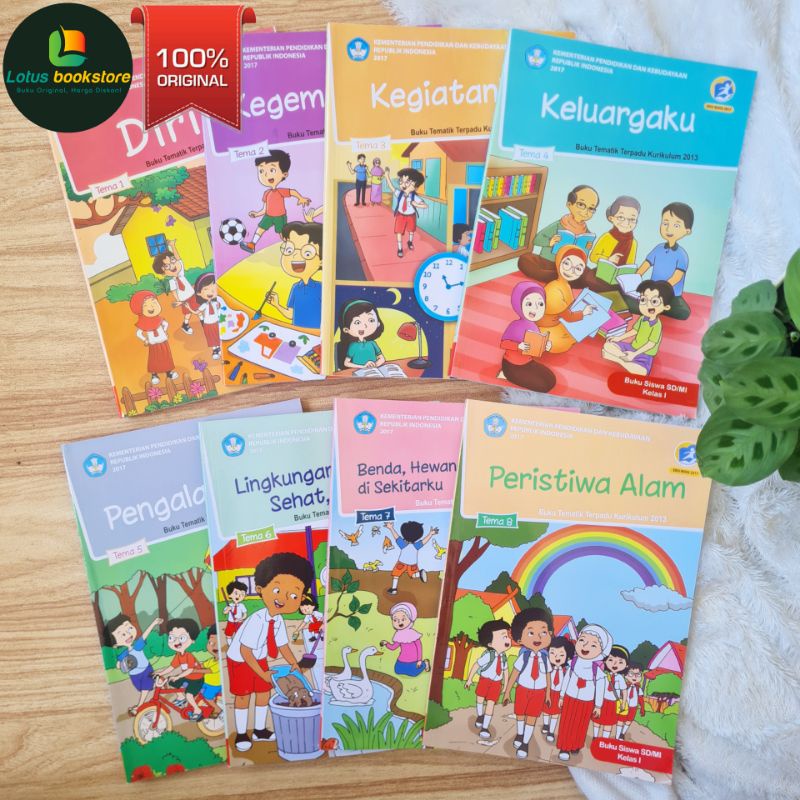 Jual Seri Buku Tematik Terpadu Sd Kelas 1 Tema 1 Sd 8 K2013 Revisi Kemdikbud Shopee 9520