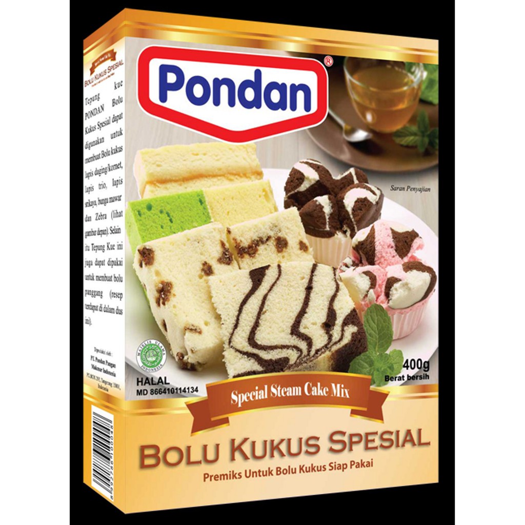 Pondan Bolu Kukus Serbaguna 400gr