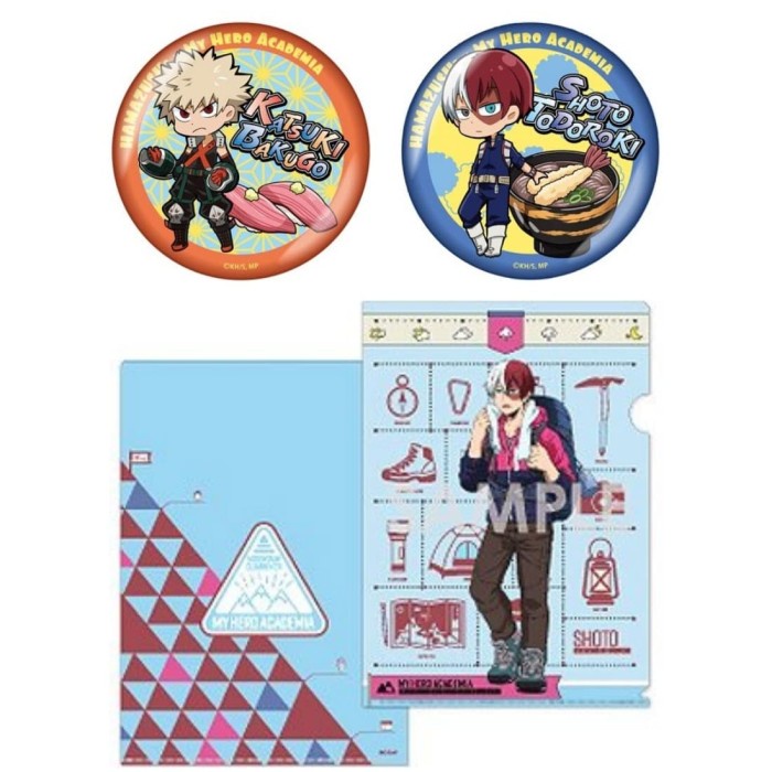 

Boku no Hero Academia Shoto Todoroki Clear File Bakugo Katsuki Badge