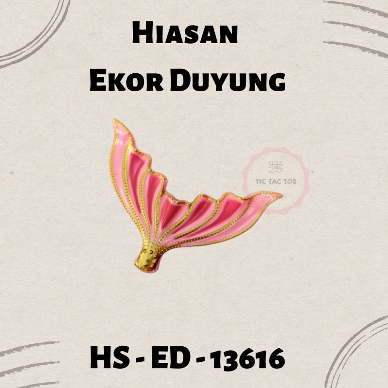 Hiasan Cake Topper Ekor Duyung