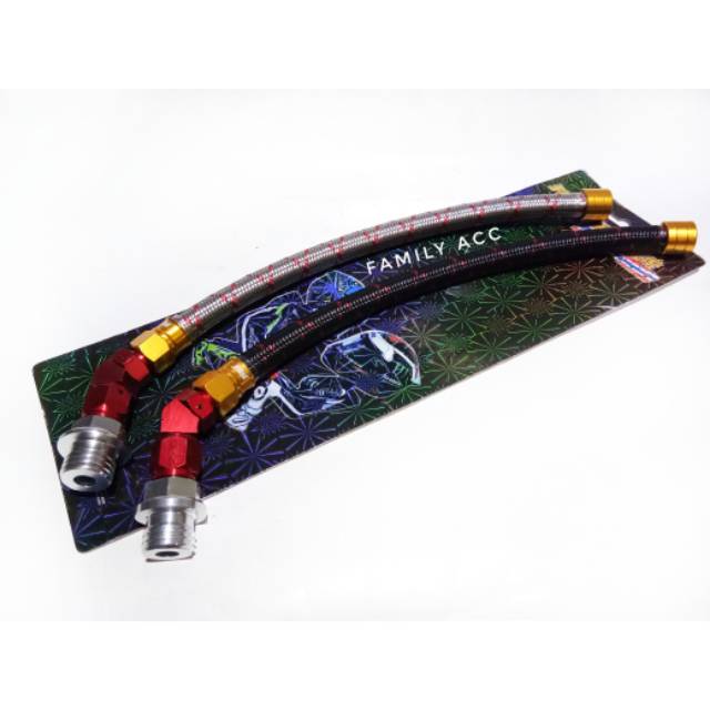 Tutup Oli Seret Hitam - Silver For Motor Universal