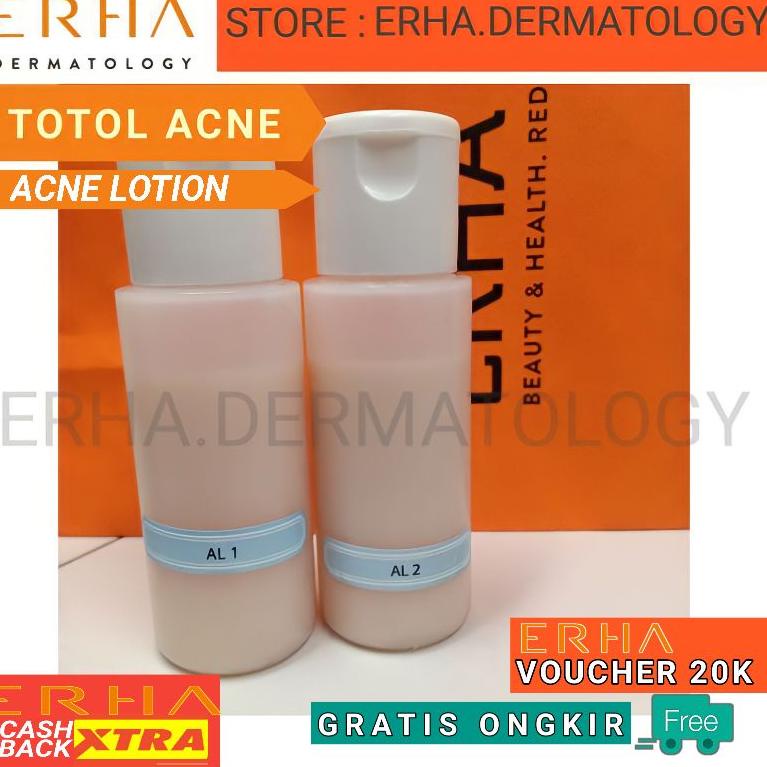 [PROMO LB762] ERHA | ACNE LOTION AL 1 / AL 2 OBAT TOTOL JERAWAT / AL1 AL2 Harga Murah