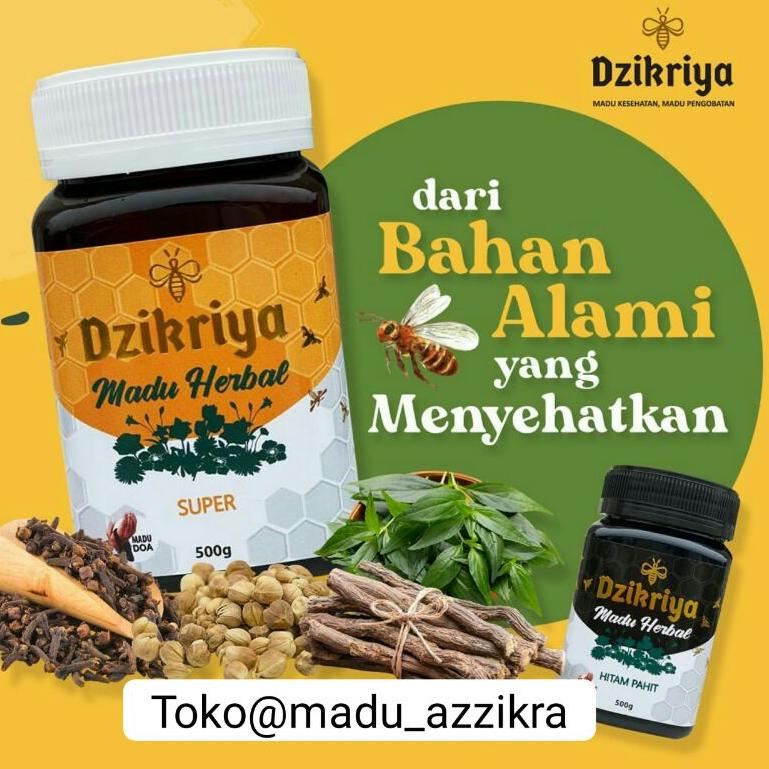 

[PRODUK IVGDO] Madu DZIKRIYA ZIKRIYA ADZIKRIYA Herbal Hutan Sarang Pahit Super Murni Asli ISH