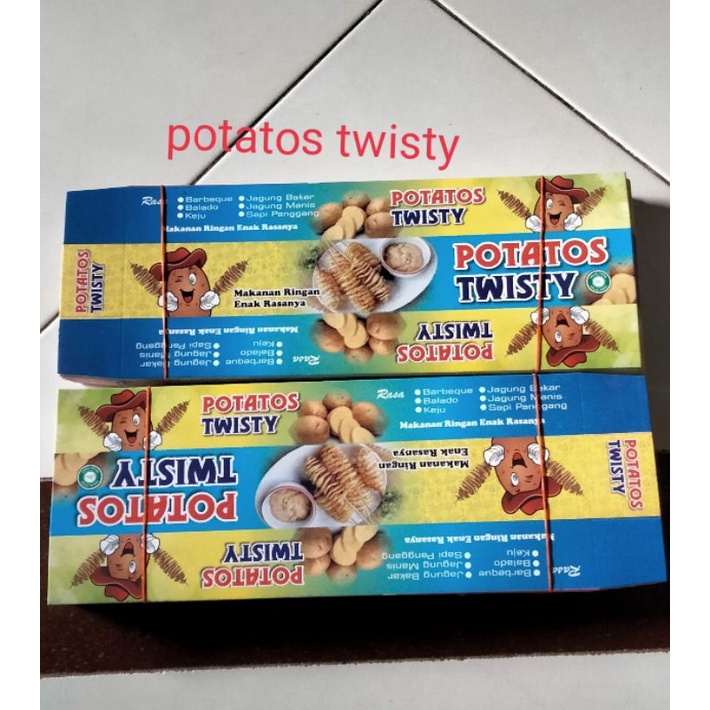 

dus/kotak kentang spiral/potatos Twisty murah....