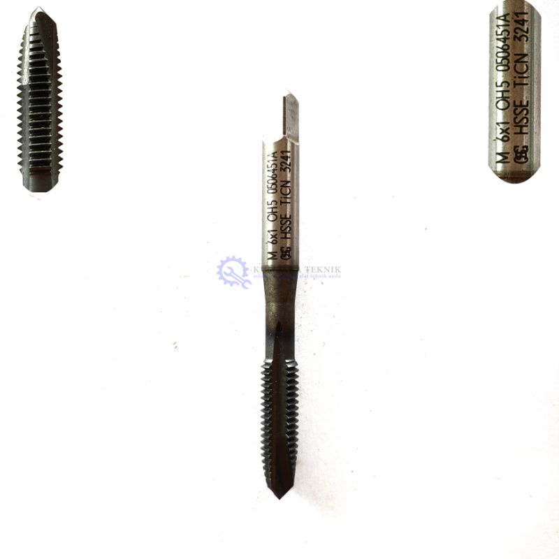HAND TAP M6 x 1 TAP MESIN MANUAL UNTUK BAUT KUNCI 10 OSG
