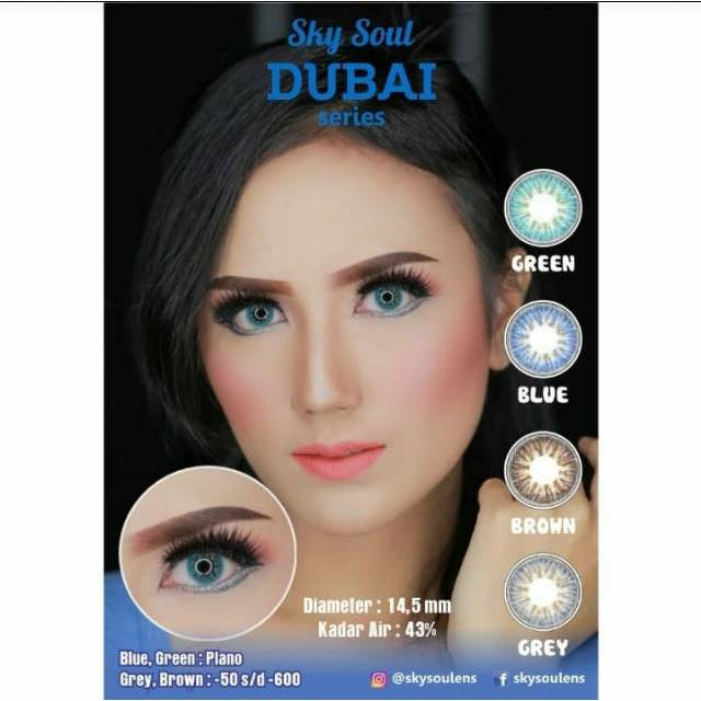 HARGA PROMO SOFTLENS SKYSOUL DUBAI SERIES ( only Plano )