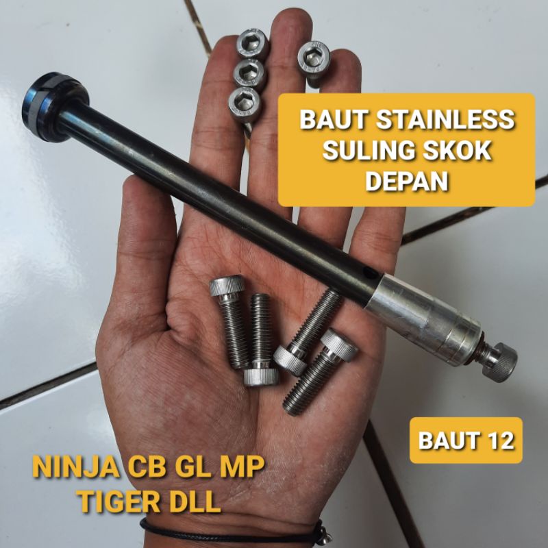 BAUT SULING SHOCK DEPAN NINJA 150 , TIGER DLL