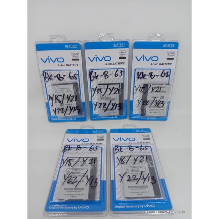 BATERAI VIVO Y13/Y15/Y21/Y22 BK-B-65