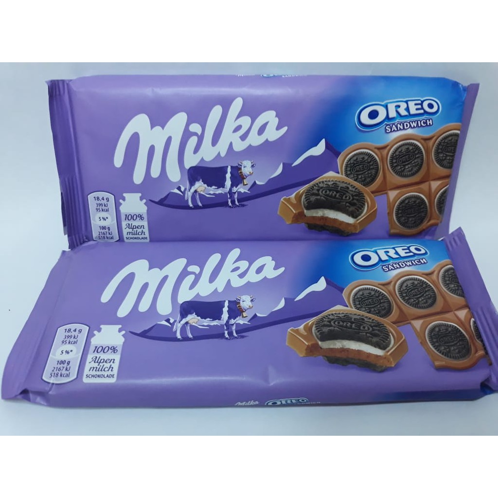Coklat Milka Oreo Sandwich 92g Original Jerman