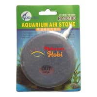 Batu Aerator Aquarium Aerasi Air Stone Gelembung Udara Piring 10cm